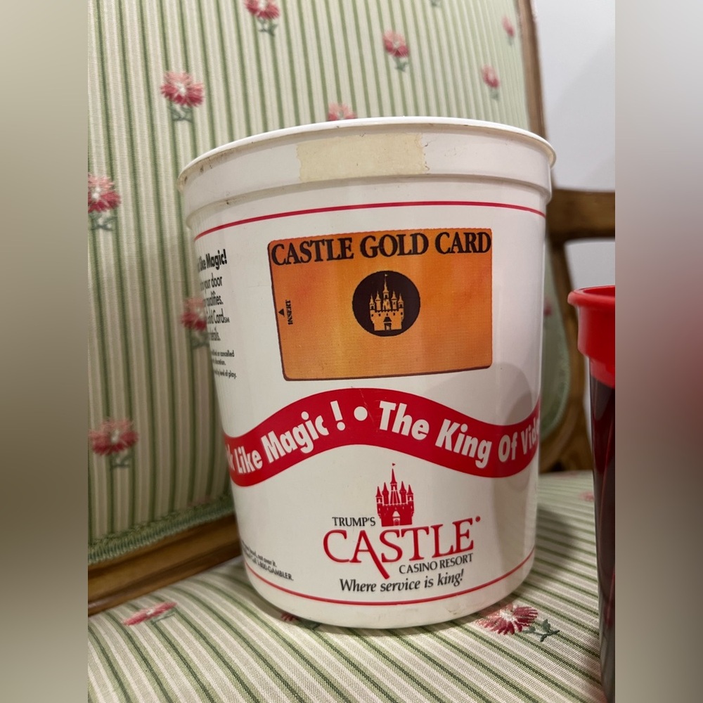 DONALD TRUMP Casino Buckets - TRUMP PLAZA + TRUMP'S CASTLE - Picture 4 of 10